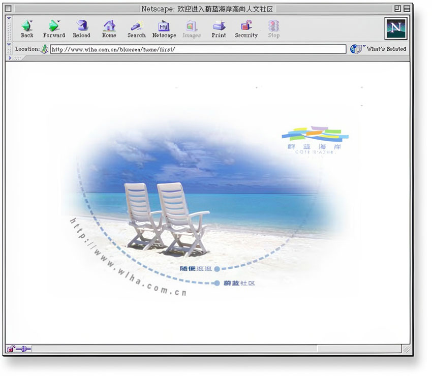 深圳蔚藍(lán)海岸地產(chǎn)網(wǎng)站建設(shè)